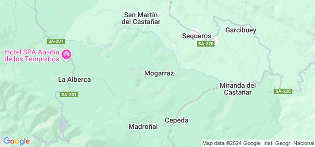 Mapa de Mogarraz