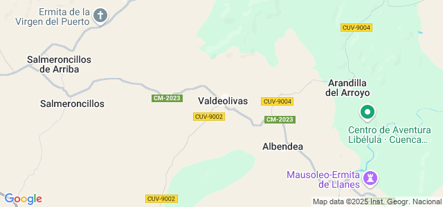 Mapa de Valdeolivas