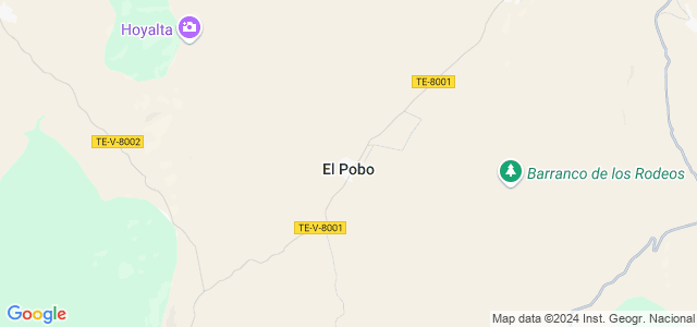 Mapa de Pobo