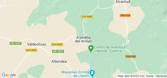 Mapa de Arandilla del Arroyo