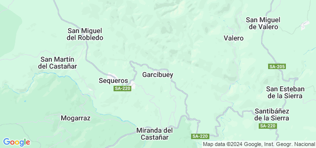 Mapa de Garcibuey