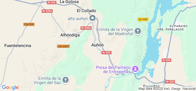 Mapa de Auñón