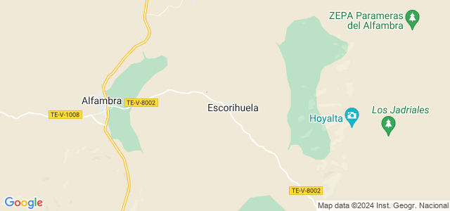 Mapa de Escorihuela