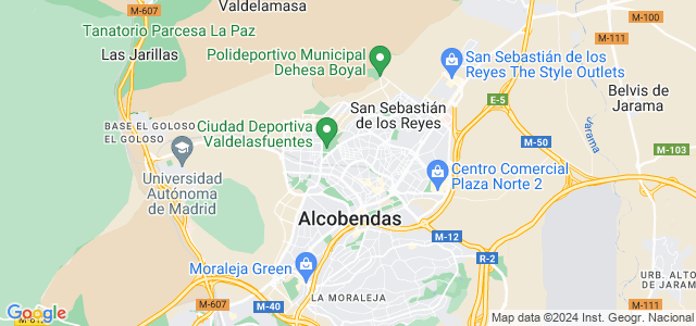 Mapa de Alcobendas