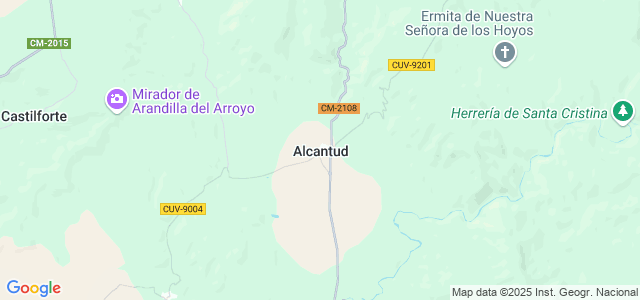 Mapa de Alcantud