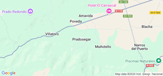 Mapa de Pradosegar