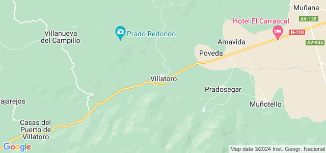 Mapa de Villatoro