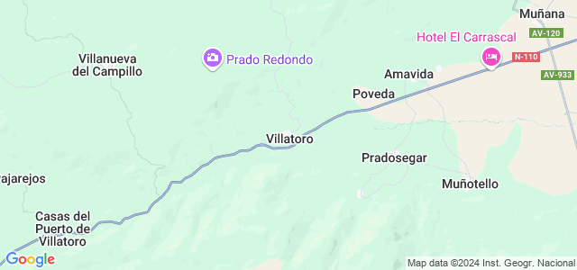 Mapa de Villatoro