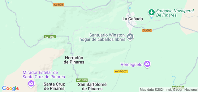 Mapa de Herradón de Pinares