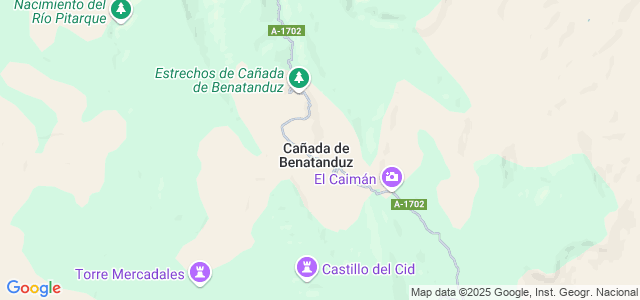 Mapa de Cañada de Benatanduz