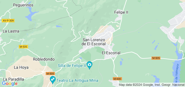 Mapa de San Lorenzo de El Escorial