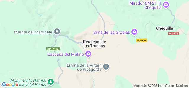 Mapa de Peralejos de las Truchas