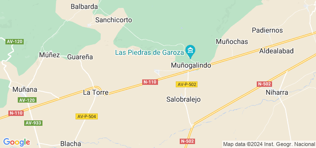 Mapa de Santa María del Arroyo
