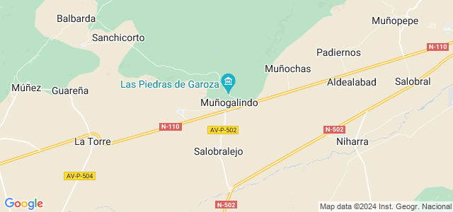 Mapa de Muñogalindo