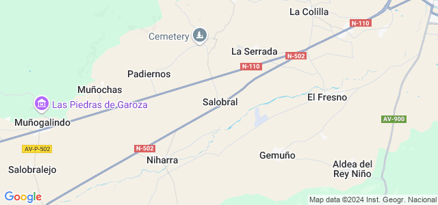 Mapa de Salobral