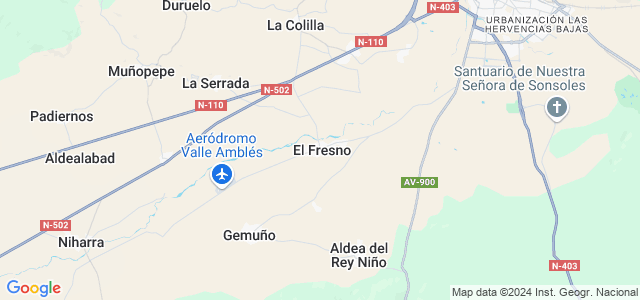 Mapa de Fresno