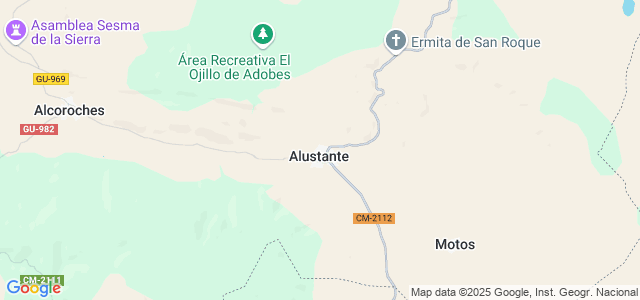 Mapa de Alustante