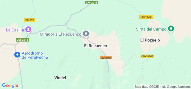 Mapa de Recuenco