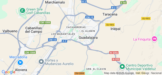 Mapa de Guadalajara