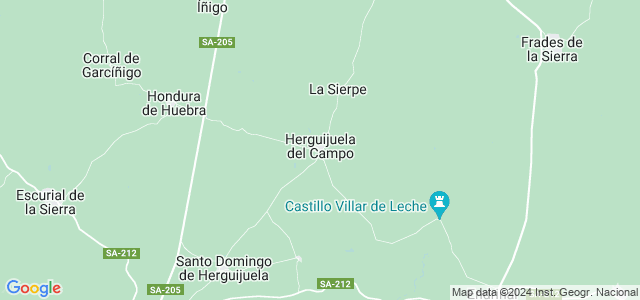 Mapa de Herguijuela del Campo