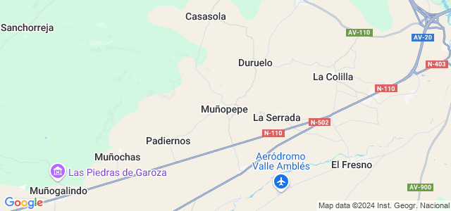 Mapa de Muñopepe