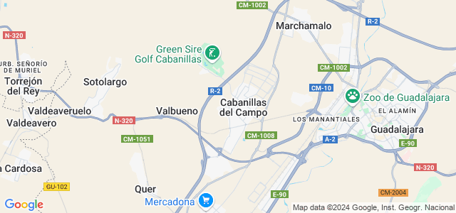 Mapa de Cabanillas del Campo