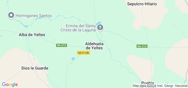 Mapa de Aldehuela de Yeltes