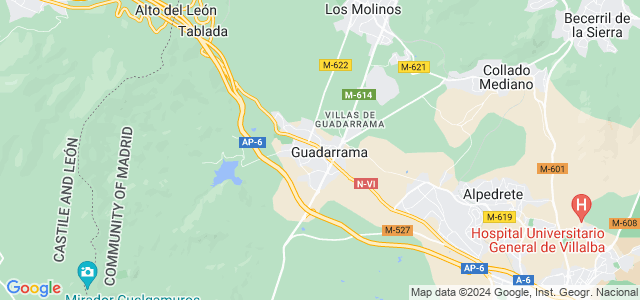 Mapa de Guadarrama