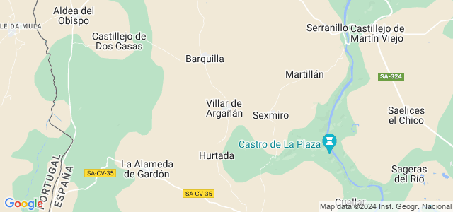 Mapa de Villar de Argañán