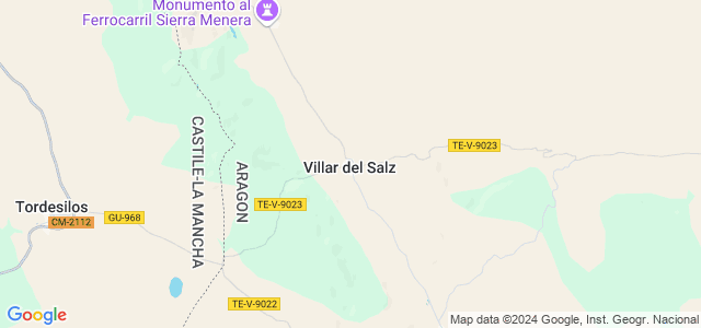 Mapa de Villar del Salz