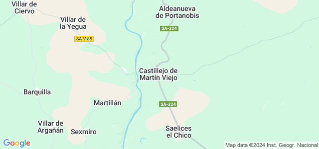 Mapa de Castillejo de Martín Viejo