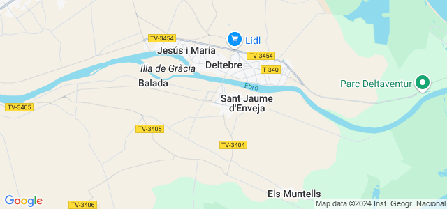 Mapa de Sant Jaume dEnveja