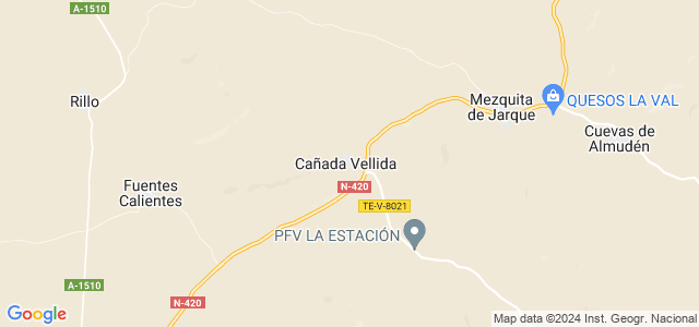 Mapa de Cañada Vellida