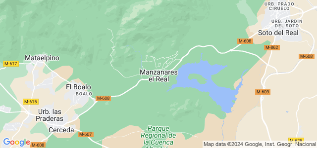 Mapa de Manzanares el Real