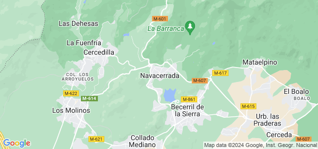 Mapa de Navacerrada
