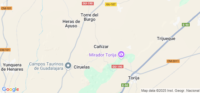 Mapa de Cañizar