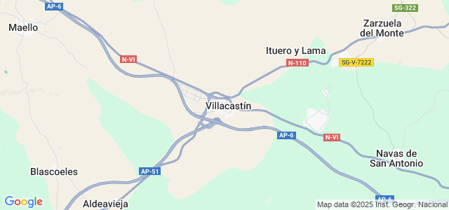 Mapa de Villacastín