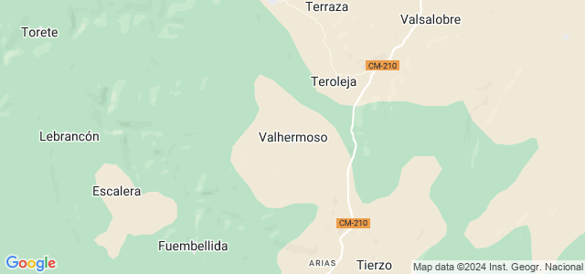 Mapa de Valhermoso