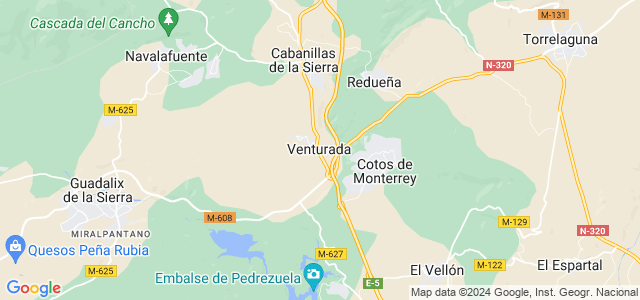 Mapa de Venturada
