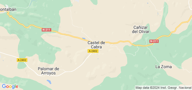 Mapa de Castel de Cabra