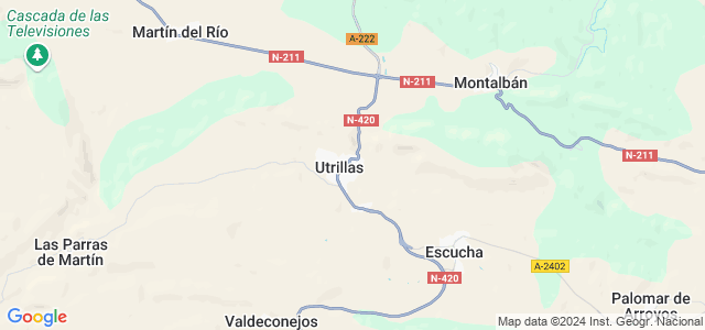 Mapa de Utrillas