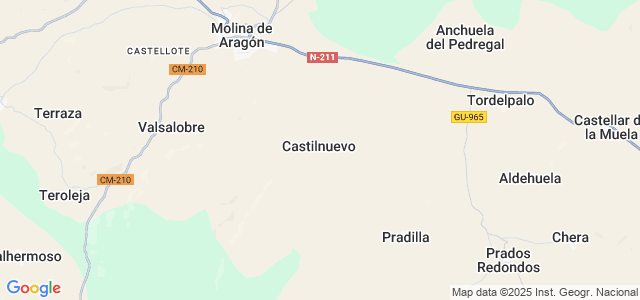 Mapa de Castilnuevo