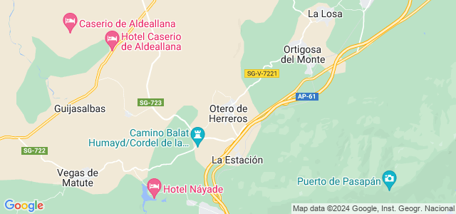 Mapa de Otero de Herreros