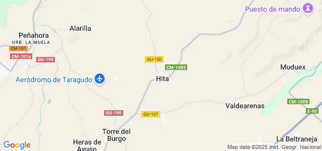 Mapa de Hita