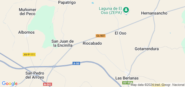 Mapa de Riocabado