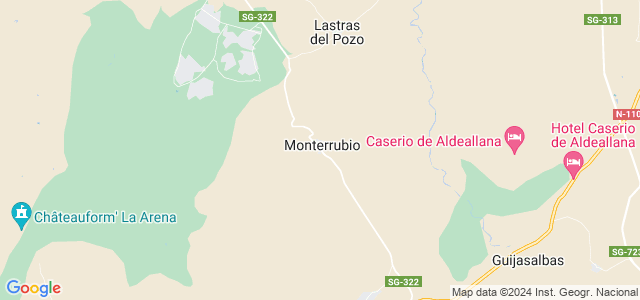 Mapa de Monterrubio