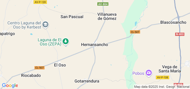 Mapa de Hernansancho