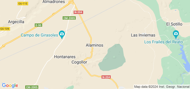 Mapa de Alaminos