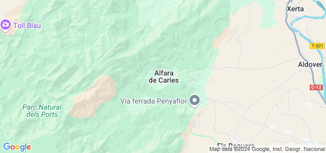 Mapa de Alfara de Carles