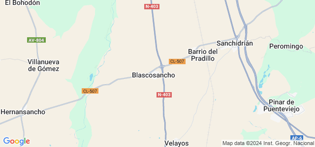 Mapa de Blascosancho